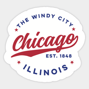 The Windy City Chicago Sticker